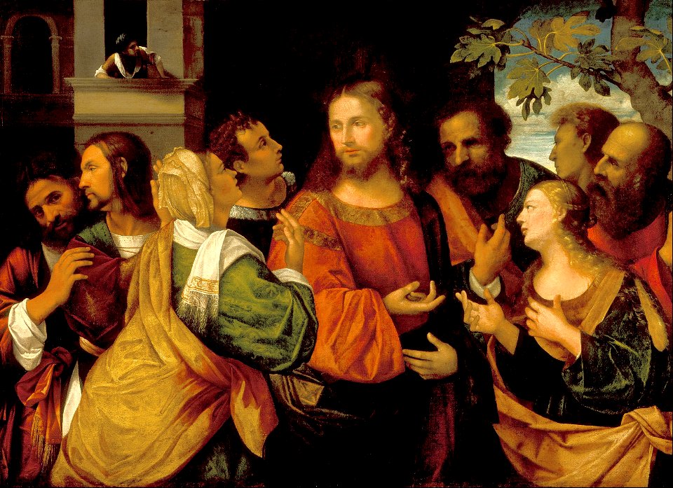 045 Christ and the Woman of Canaan (Marconi c1520)