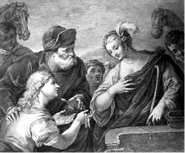 49 Genesis 24 v22 Rebecca at the Well