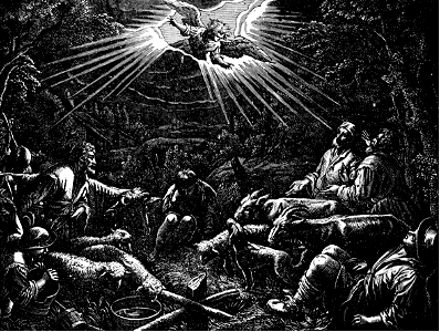 05 Luke 02 v08 - An Angel appears to the Shepherds