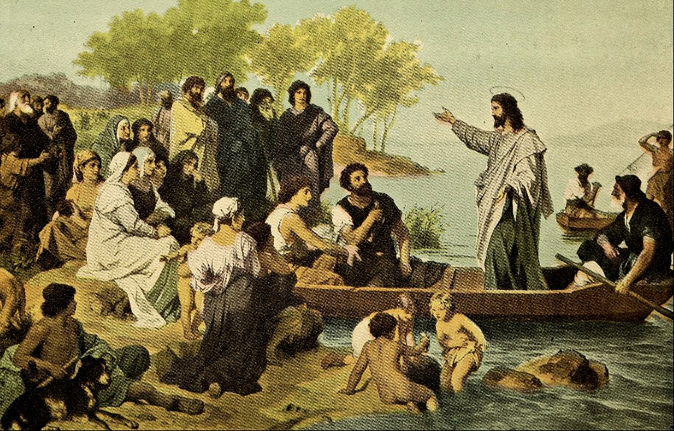 05 Jesus teaching by the Seaside (Sermon by the Sea) (color)