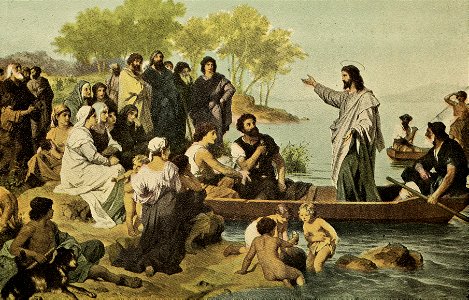 05 Jesus teaching by the Seaside (Sermon by the Sea) (color)