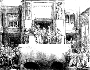 138 Christ Presented to the People (Rembrandt 1655)
