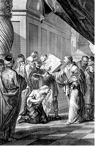 42 John 08 v03-05 The Woman taken in Adultery