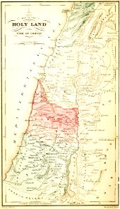 Map - The Holy Land in the Time of Christ