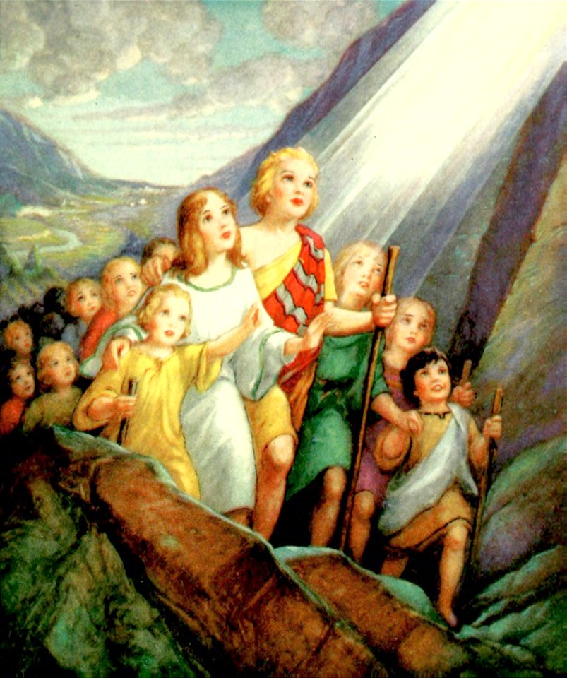 12 Children walking in the Light (color)