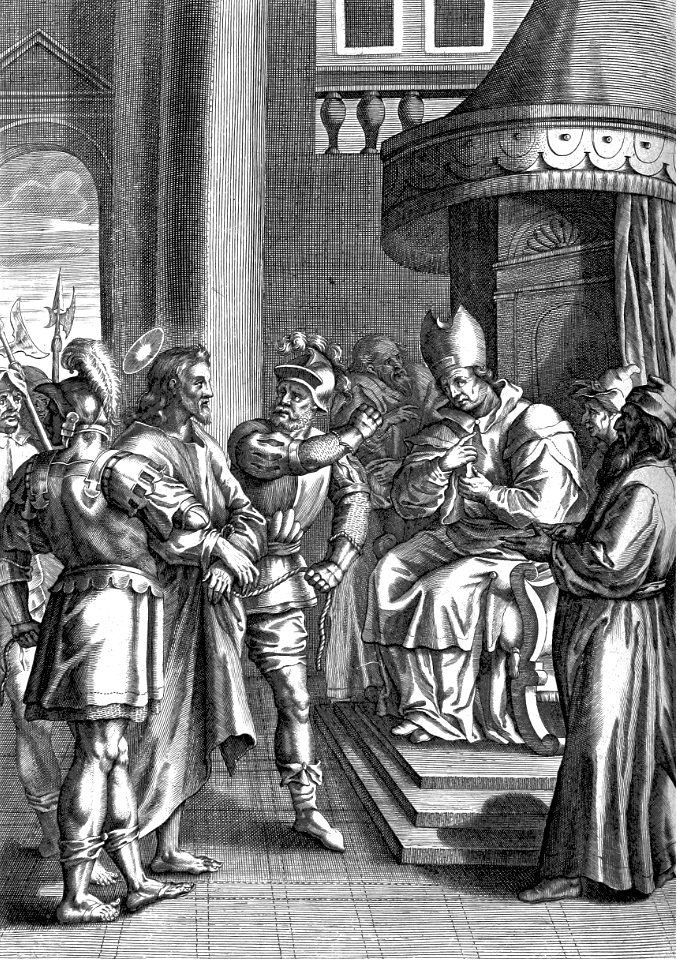 28 Jesus before Caiaphas
