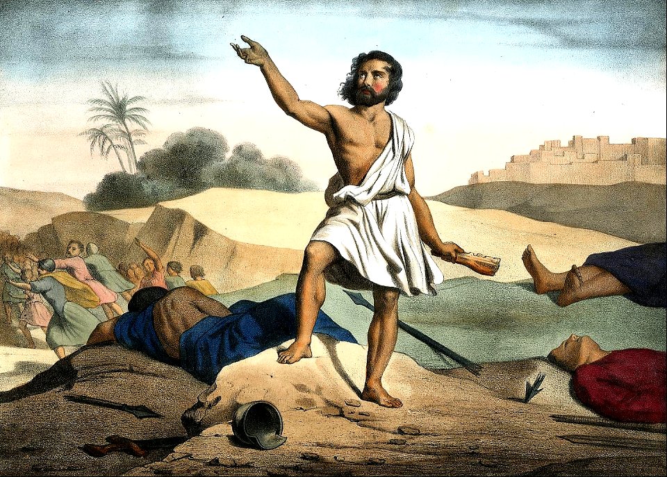 23 Samson defeats the Philistines with the Jawbone of an Ass