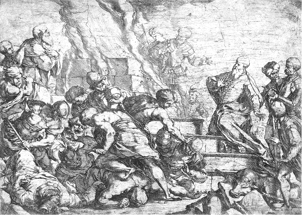 108 The Sacrifice of Elijah (Giordano 1650)