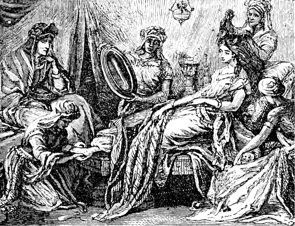 119 Esther prepares to receive the King