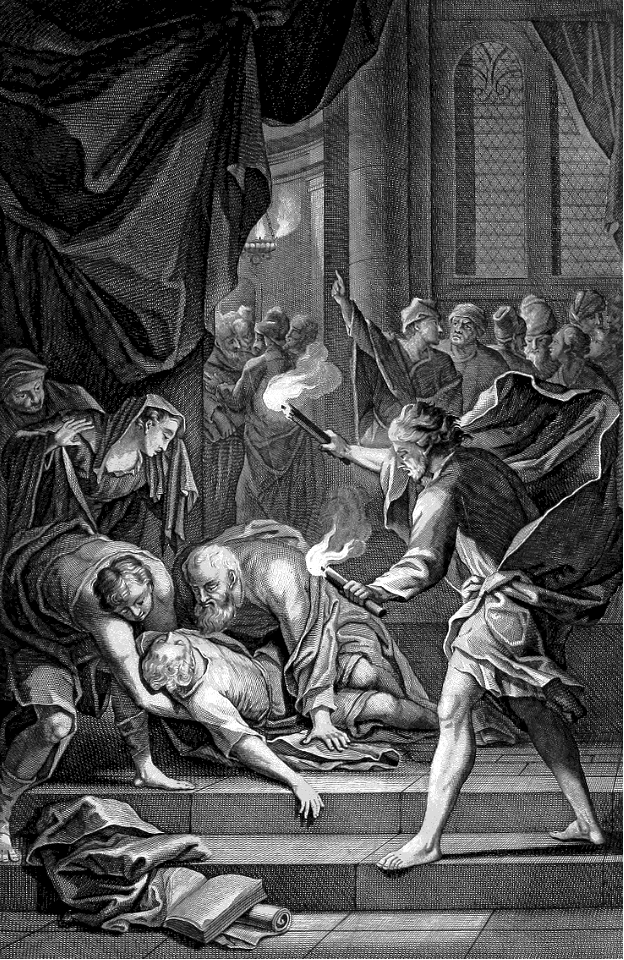 74 Acts 20 v10 Paul raises Eutychus to Life