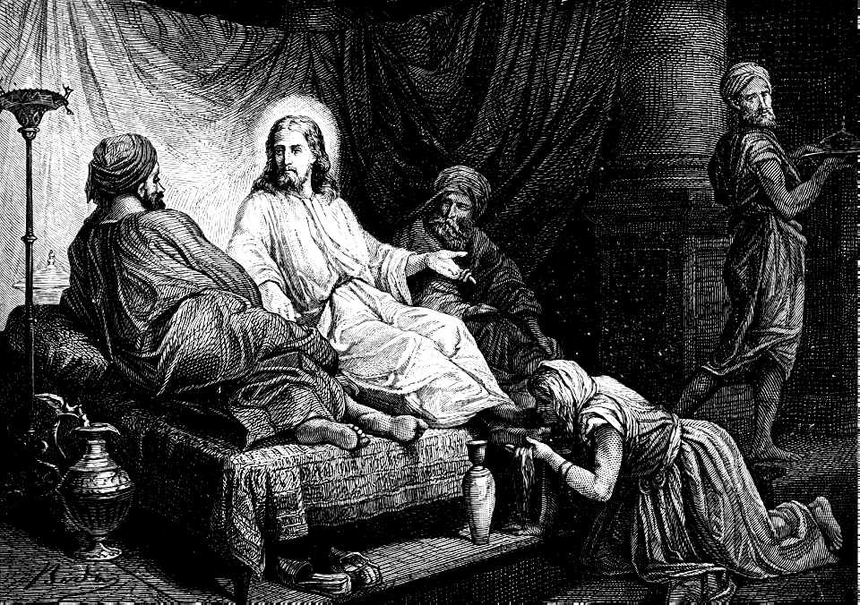 24 Luke 07 - Simons Feast - You gave me no water for my feet, but she washed my feet with tears