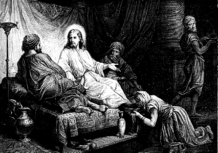 24 Luke 07 - Simons Feast - You gave me no water for my feet, but she washed my feet with tears