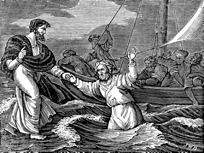 05 Matthew 14 v30 Walking on the Water (Peters lack of Faith)