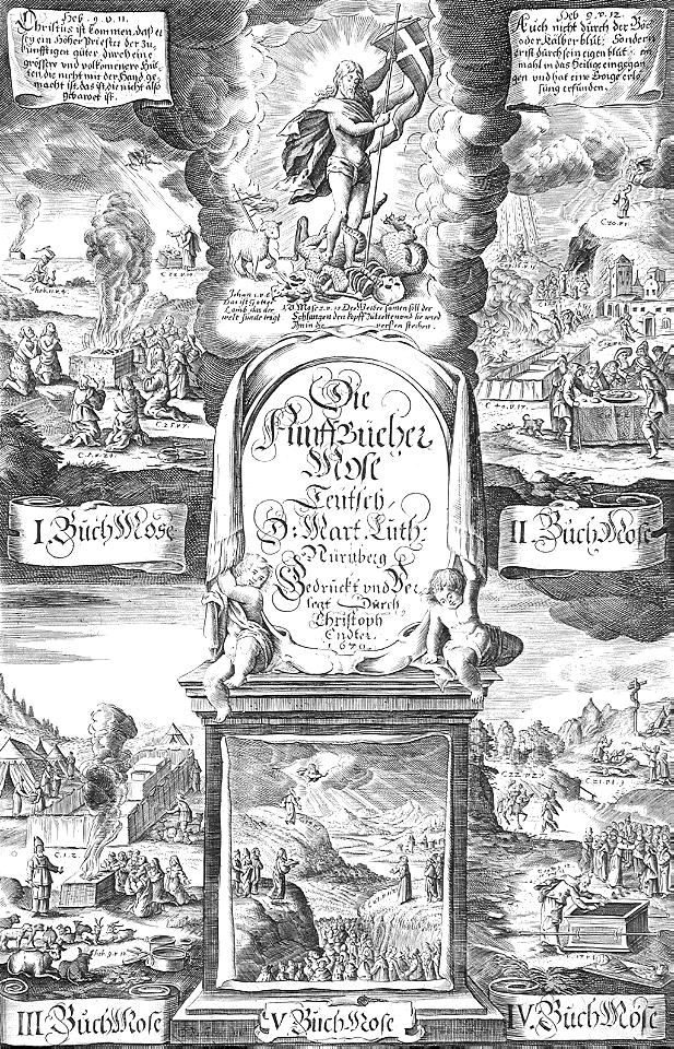 083 The Five Books of Moses (Endter 1670)