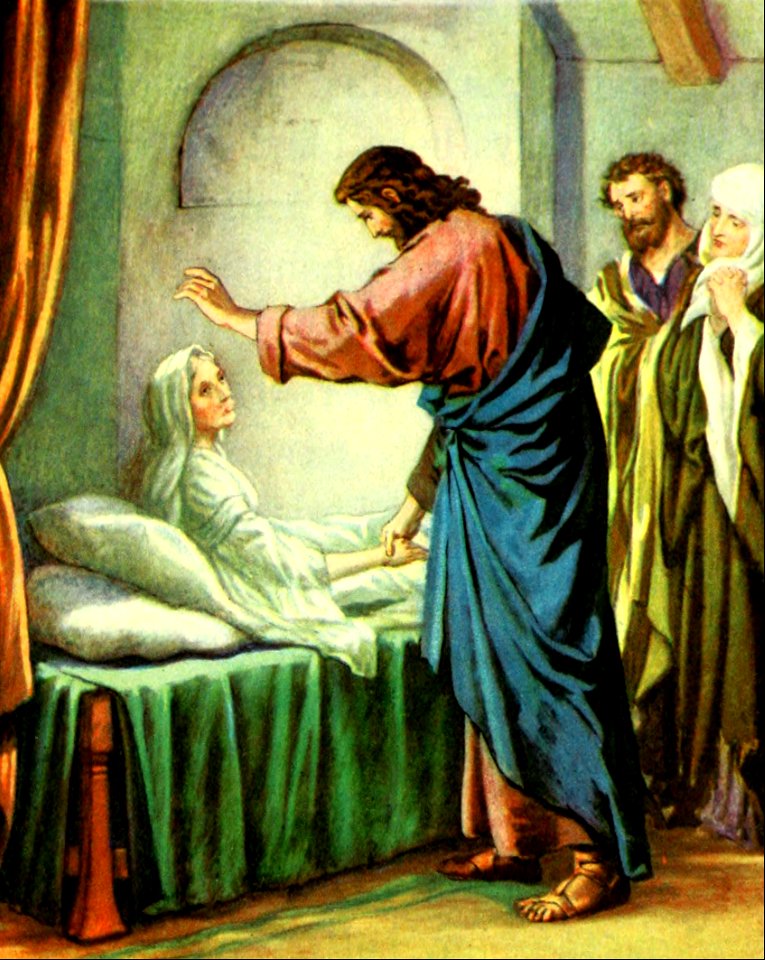 11 Jesus healing Peters Mother in Law (color)