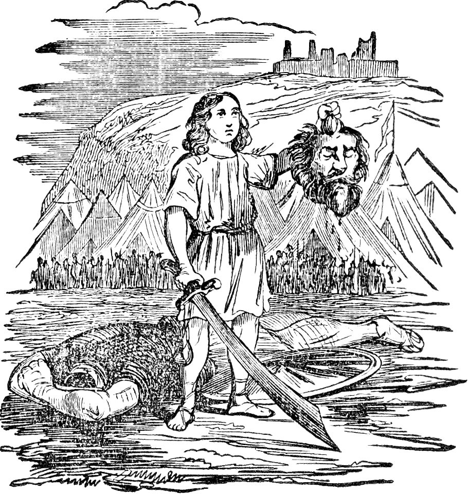 37 David slays Goliath