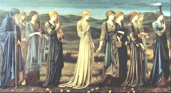 The wedding of Psyche - Edward Burne-Jones