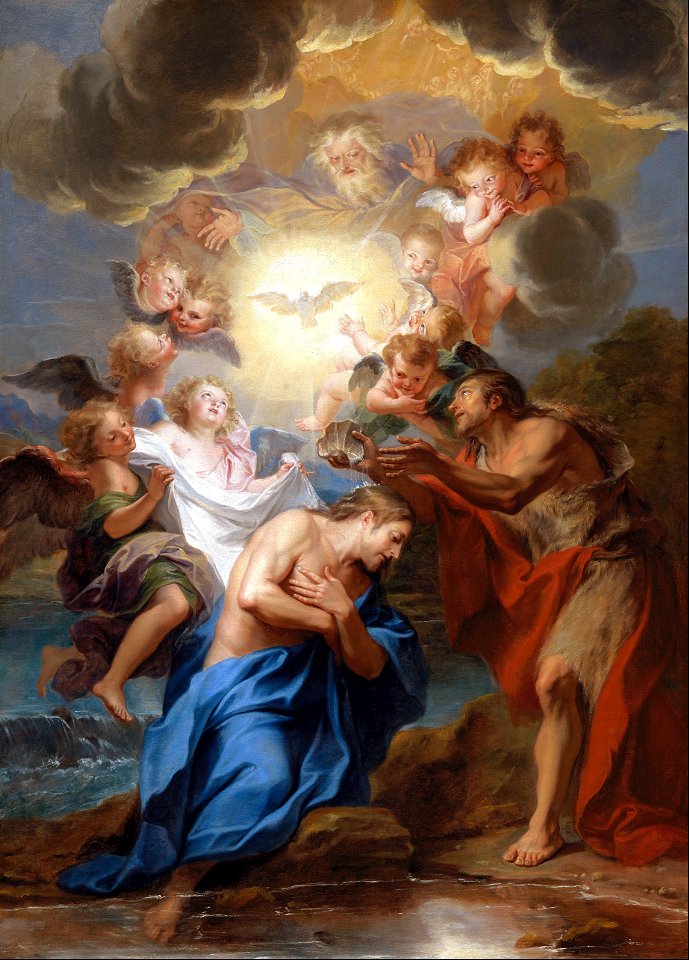 057 The Baptism of Christ (Coypel 1690)