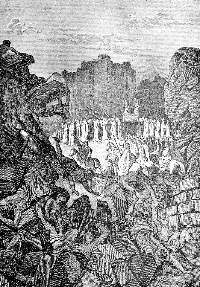 035 Joshua 06 v20 The Walls of Jericho fall down