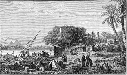 Memphis from the Village of Helwan