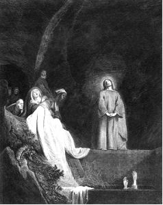 101 The Raising of Lazarus (Soutman 1640). Free illustration for personal and commercial use.