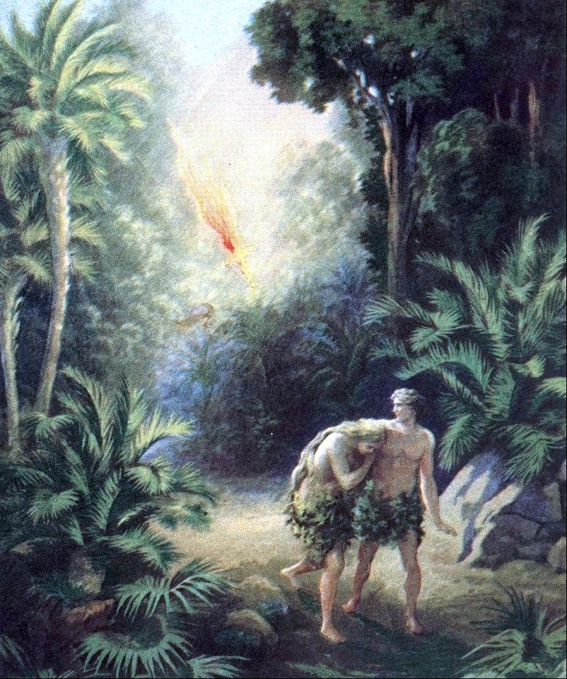 01 Adam and Eve driven from the Garden (color)