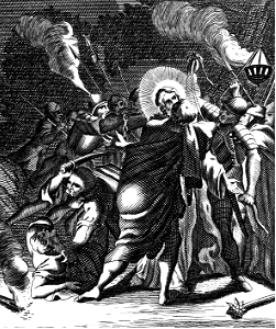 19 Matthew 26 v48 Judas betrays his Master with a Kiss