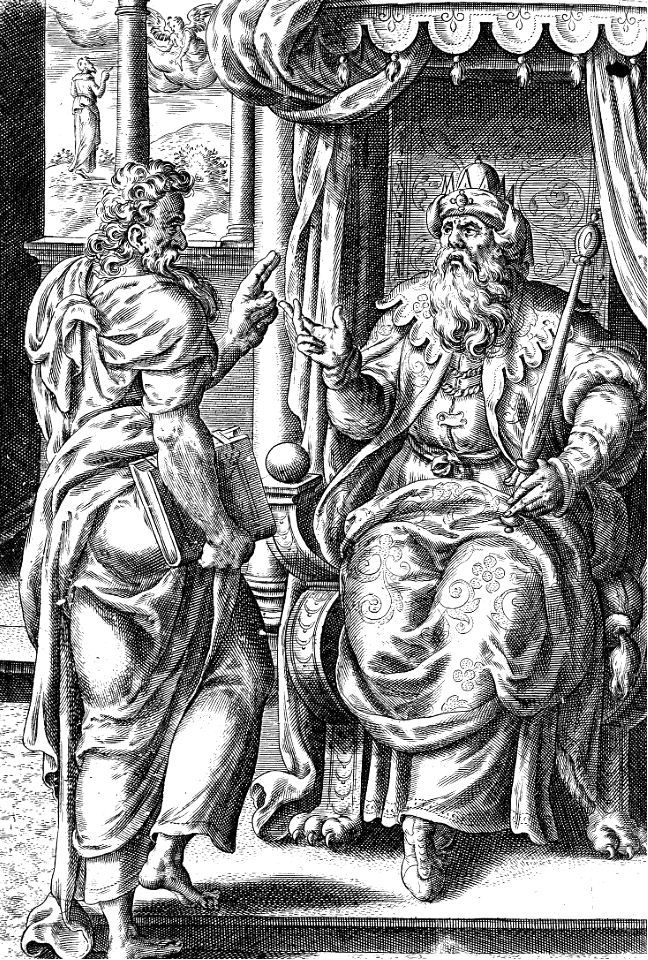 20 The Prophet instructing the King