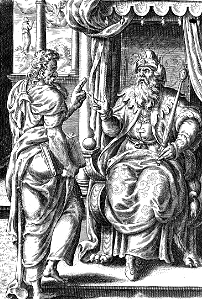 20 The Prophet instructing the King
