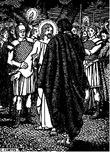 05 Judas betrays Jesus with a Kiss