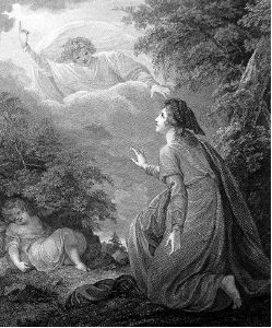 44 Genesis 21 v18 Hagar and Ishmael met by an Angel