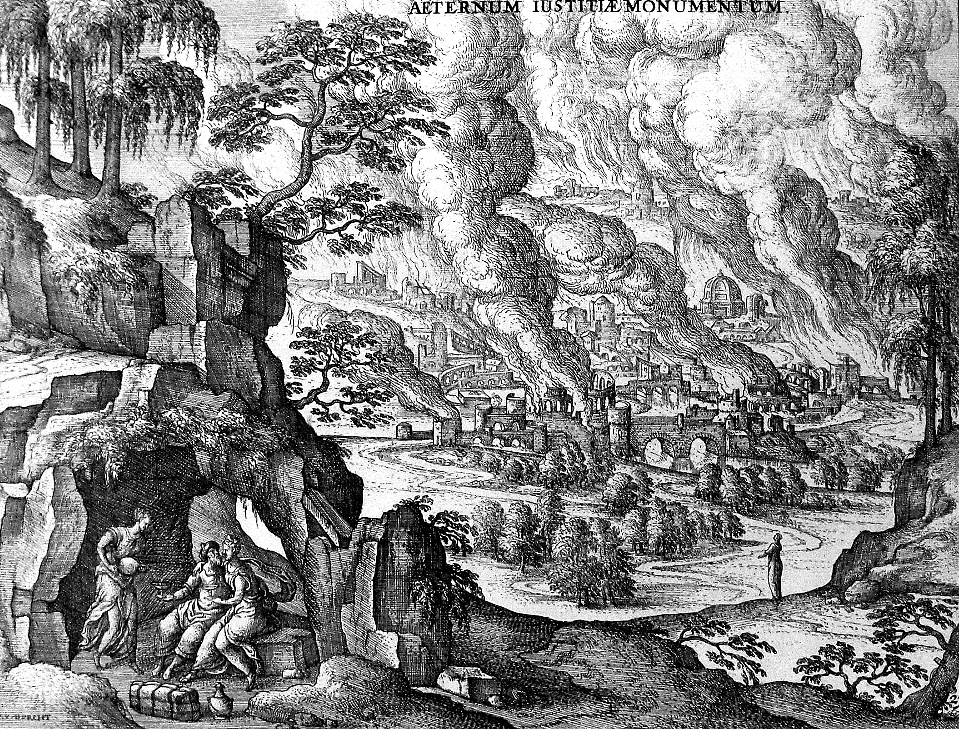 37 Genesis 19 v30 The Destruction of Sodom (Borcht)