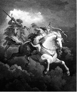 63 Revelation 19 v11-12 - The White Horse  (Loutherbourg)
