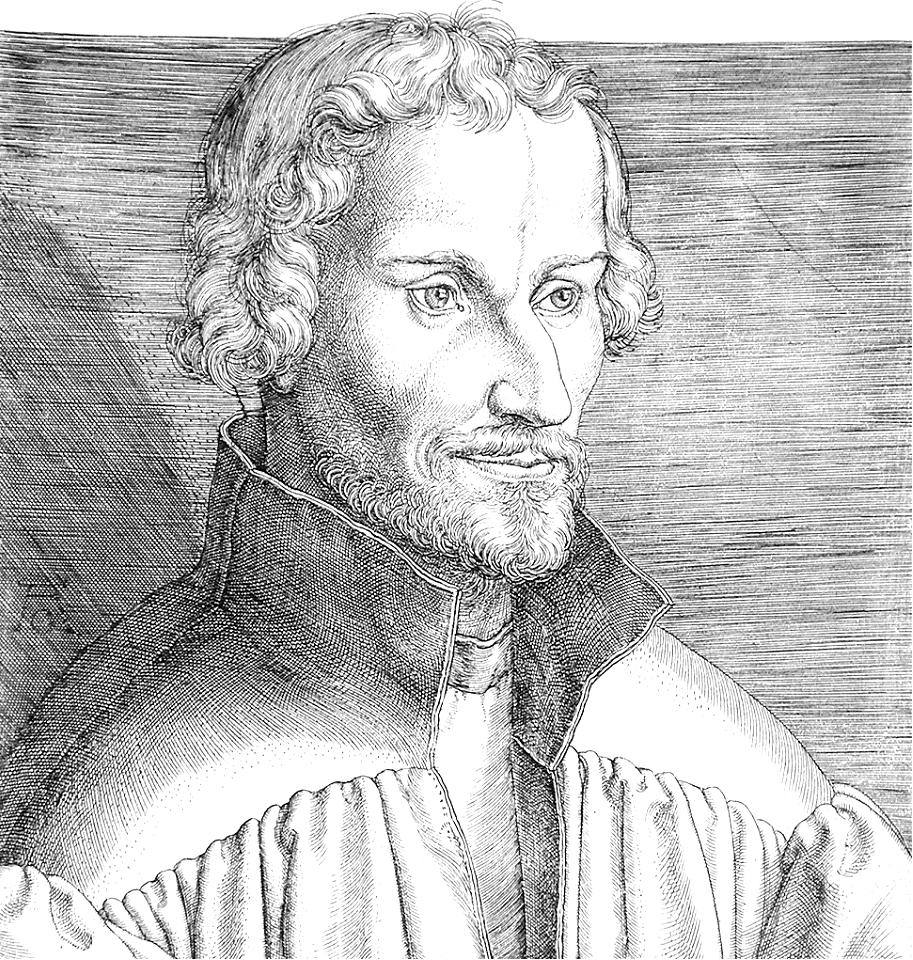Portrait of Philip Melancthon (Aldegrever 1540)