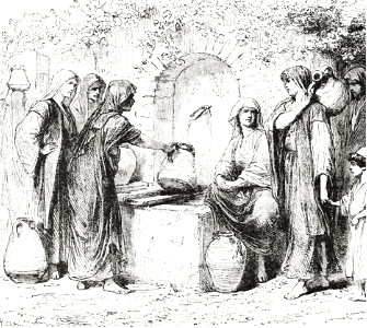 Eastern Women filling their Water-pots