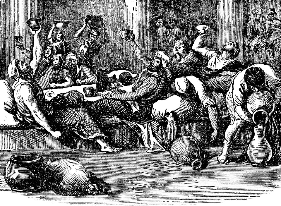 071 1 Samuel 25 v25 Nabals drunken feast
