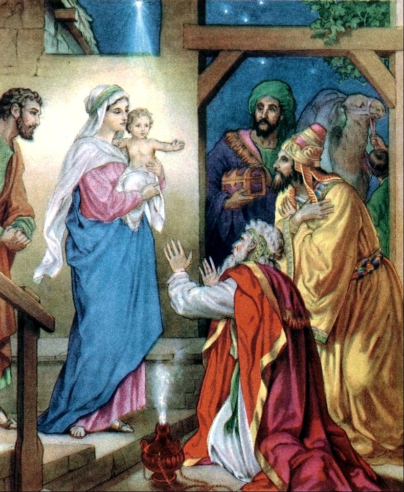 02 The Wise Men bring Gifts (color)