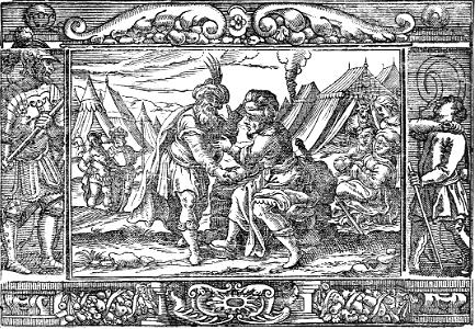 050 Jacob reunited with Esau (Germany c1643)
