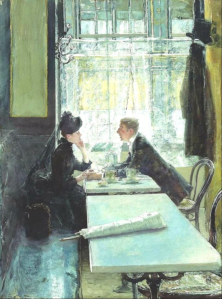 Lovers in a Cafe – Gotthardt Kuehl