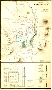 Map - Jerusalem in the Time of Christ