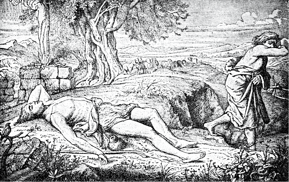 02 Cain flees after killing Abel