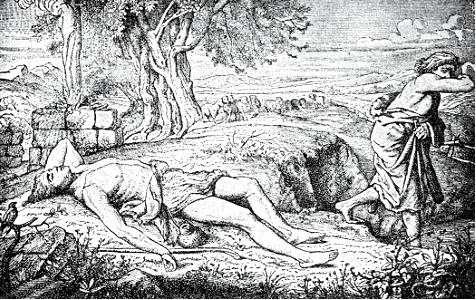 02 Cain flees after killing Abel