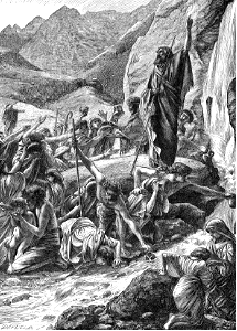 45 Moses strikes the Rock
