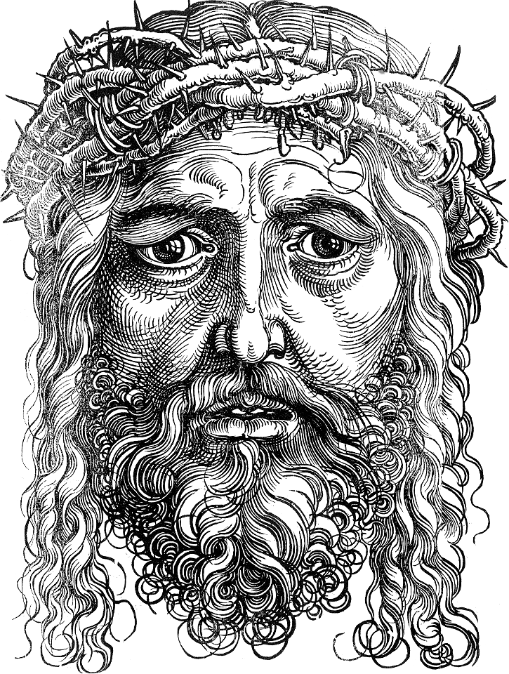 074 The Head of Christ Crowned with Thorns (Beham 1520)