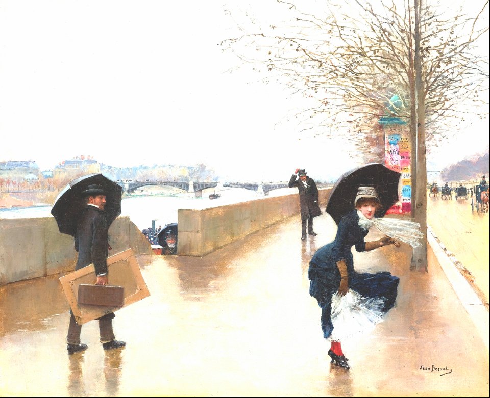 Le vent - Jean Béraud
