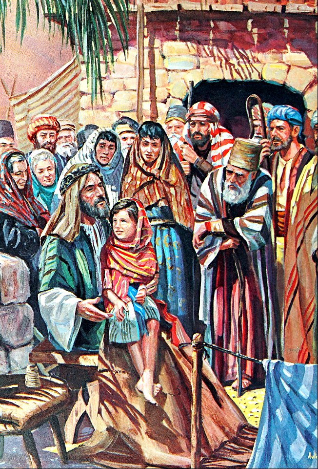 062 Paul sometimes earned his living by Tent-making - partly as an example to lazy people (color)