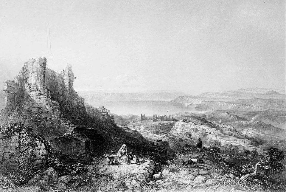 Lake of Tiberias from the Castle of Saphet