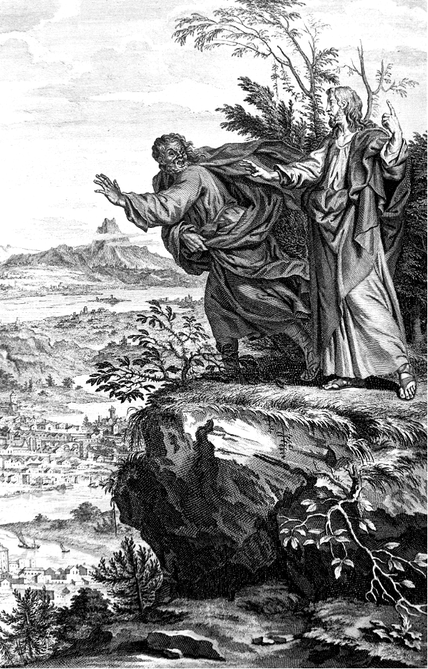 37 Matthew 04 v01-11 The Third Temptation (Picart)