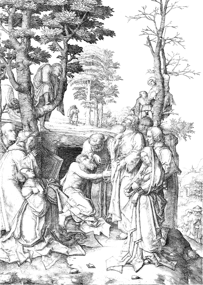103 The Raising of Lazarus (van Leyden 1507)
