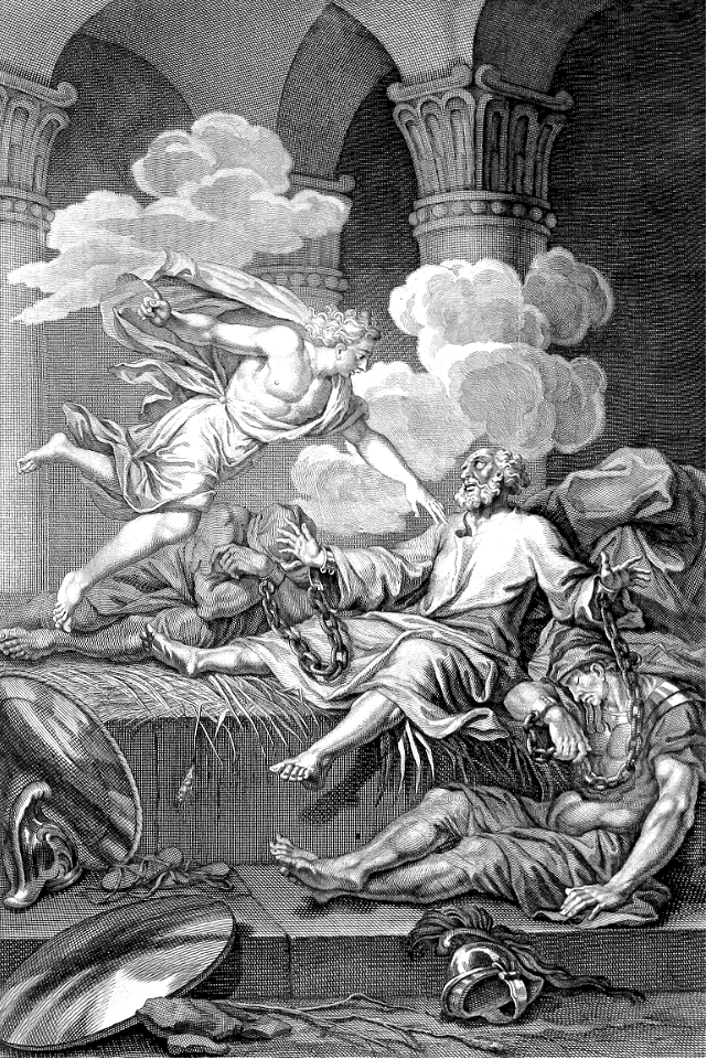 70 Acts 12 v07 Peter is delivered from Prison by an Angel